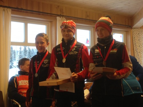 Halvor og Isak under premieutdeling H-14