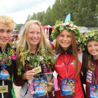 Norske ungdommer som vant etappe 3: Kasper Fosser, Ragne, Anine Lome, Kristine Kravdal